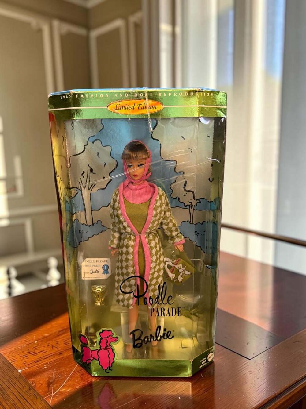 Poodle Parade Barbie Doll 1995 Limited Edition 1965 Fashion and Doll Reproductio